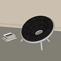 Modern Sofa Stool Lazy Sofa Single Sofa Leisure Chair 3d model