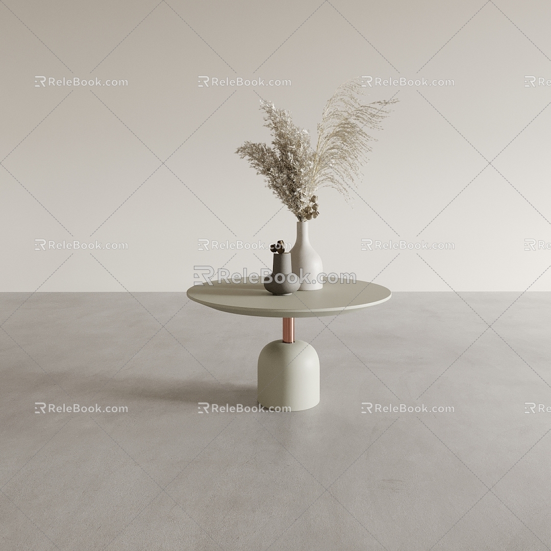 Coffee table side table round table low table corner table 3d model