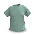 Light Green Short Sleeve T Shirt With Round Neck Casual Comfortable Design
