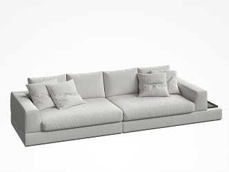 Three-seat sofa 3d model