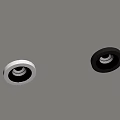 Modern LED Recessed Spotlights With White And Black Trim For Home Ceiling Lighting