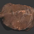 Natural Decorative Stone with Rough Surface and Copper Brown Color for Home Decor