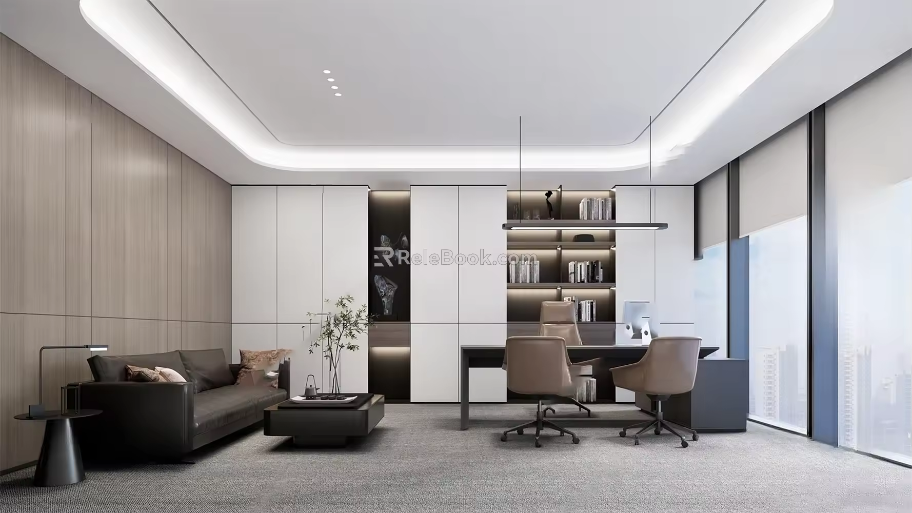 Modern Style Office 3d model