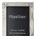 Chalkboard Menu With Good Morning Welcome And Appetizer Food Items Illustrations