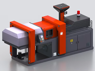 Injection Molding Machine Injection Molding Machine Injection Mold Machine Industrial Machinery Industrial Equipment 3d model