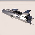 Luxury Speedboat 3d model