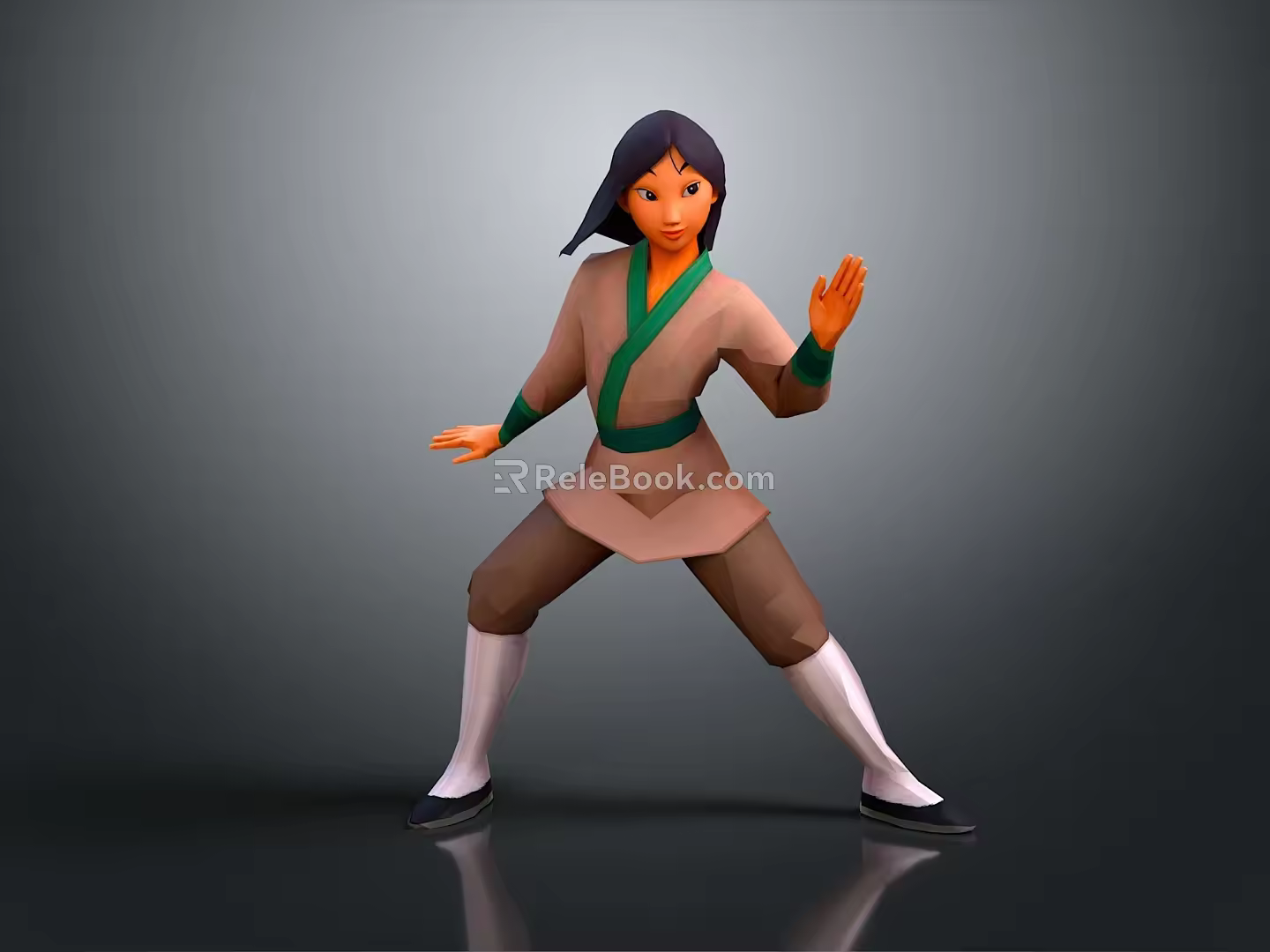 Characters Mulan Game Characters Game Characters Realistic Characters Cartoon Characters Hand-held 3d model