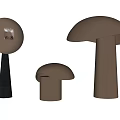 Qui Table Lamp Desktop Lamp Desktop Lamp Art Shape Table Lamp Mushroom Table Lamp 3d model