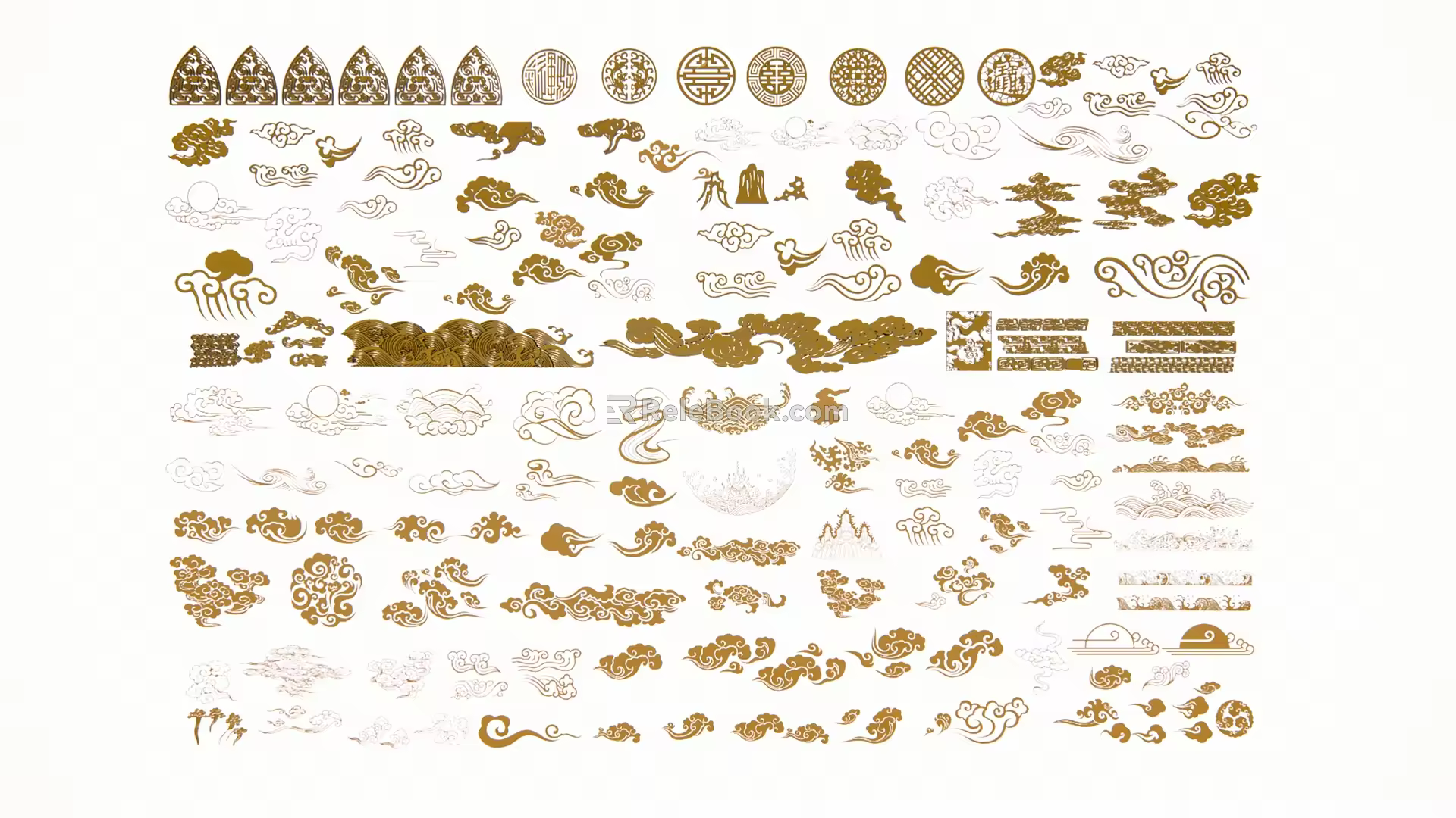new chinese style carved 3d model