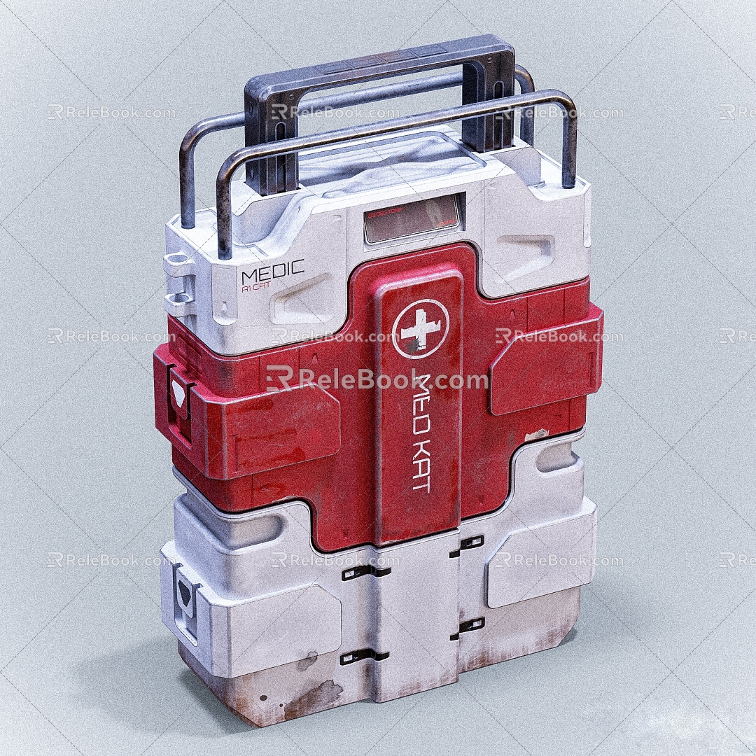 First aid kit first aid kit medical equipment medical kit medical supplies medical 3d model