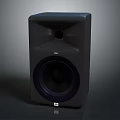 High Quality Black Studio Monitor Speaker With Sleek Design And Subwoofer Unit