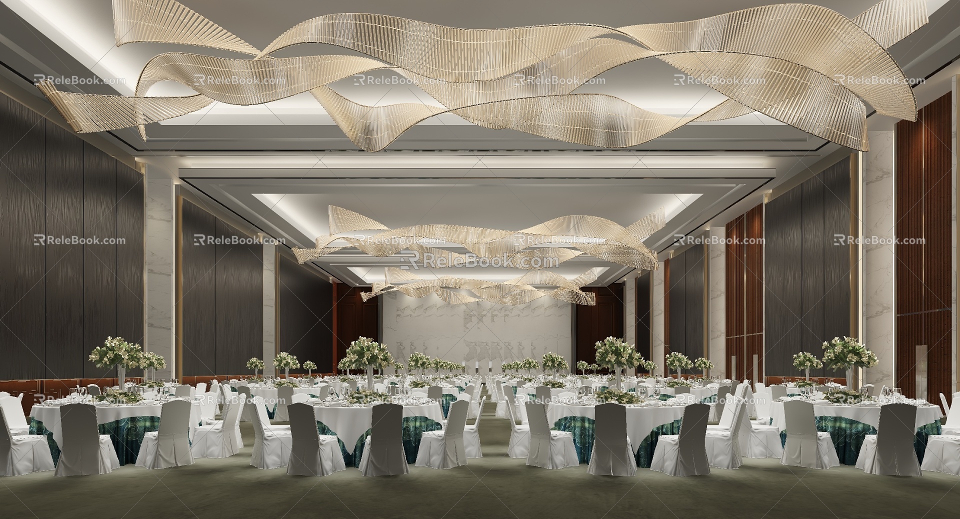 Ballroom 3d model