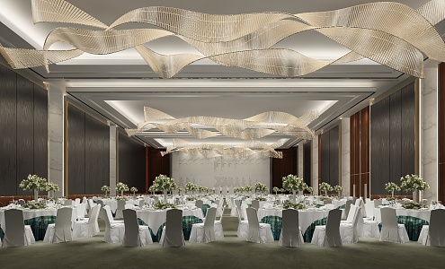 Ballroom 3d model