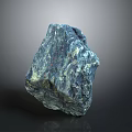 Natural Blue Stone With Rough Surface And Natural Textured Patterns For Decorative Use 3d model