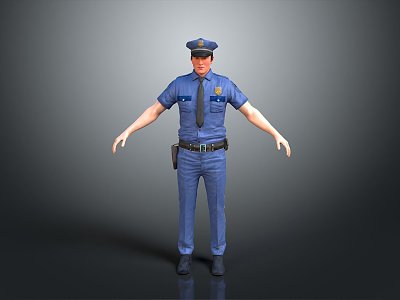 modern police officers police officers model