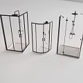 Modern Shower Enclosures With Glass Panels And Metal Frames In Different Styles