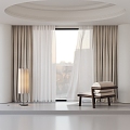 Modern Curtains 3d model