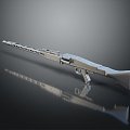 modern rifle semi-automatic rifle combat rifle 3d model