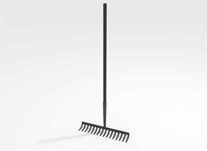 Modern rake 3d model