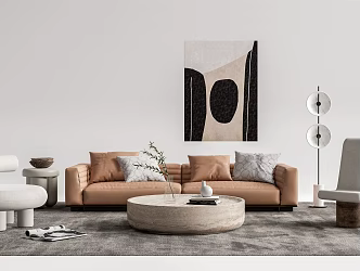 Modern Sofa Coffee Table Combination Sofa Coffee Table 3d model