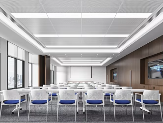Modern Conference Room Conference Training Room 3d model