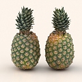 Pineapple pineapple fruit 3d model