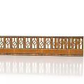 Decorative Wooden Railing With Hollow Carved Pattern For Home Daily Life Product
