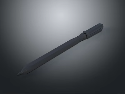 Black Stainless Steel Folding Utility Knife With Ergonomic Handle For Daily Use 3d model