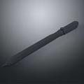 Black Stainless Steel Folding Utility Knife With Ergonomic Handle For Daily Use