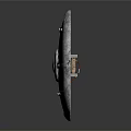 Retro Shield Badge 3d model