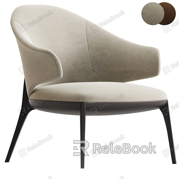 Modern Dining Chair Single Chair model