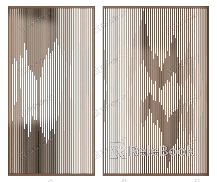 Modern partition screen partition model