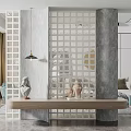 Quiet porch partition 3d model