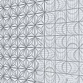Patterned Wall Tiles Featuring Various Geometric Designs In White Light Gray And Light Green 3d model
