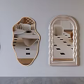 Modern Decorative Mirrors With Various Shapes Reflecting Interior Room Decor