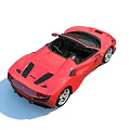 Red Convertible Sports Car With Sleek Design And Open Top Modern Exterior And Sporty Features