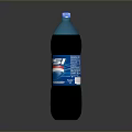 Pepsi Carbonated Soft Drink in Large Bottle with Blue Cap 3d model