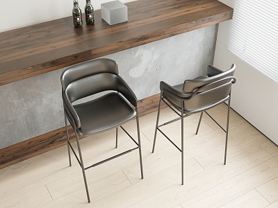 Modern Bar Chair Combination Bar Chair model