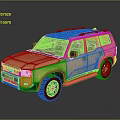 Yellow Off Road SUV With Rugged Design Roof Rack And Black Wheels