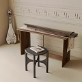 Modern musical instrument Guzheng Pipa 3d model