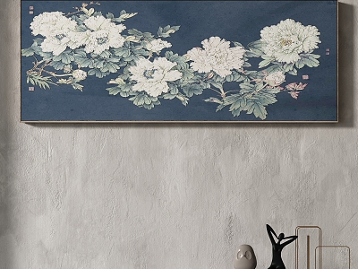 Chinese modern decorative painting 3d model