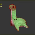 Turtle Cartoon Turtle Snapping Turtle Chickbill Turtle Reptile Cold Blooded Animal Reptile Class 3d model