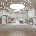 The clothing store 3d model