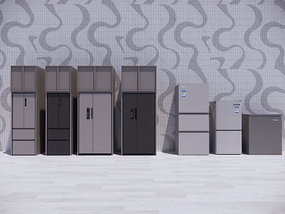 Appliances Refrigerator 3d model