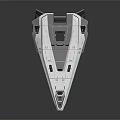 modern aircraft science fiction aircraft spaceship 3d model