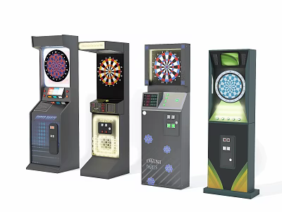 Entertainment Appliances Featuring Various Design Dart Machines For Home Entertainment 3d model