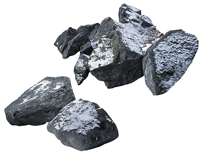 Outdoor landscape stone 3d model