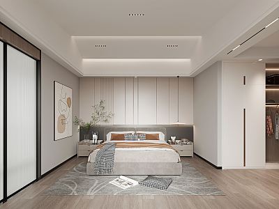 Modern Bedroom 3d model