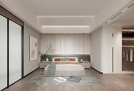 Modern Bedroom 3d model