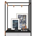 Modern ornaments combination desktop ornaments combination 3d model